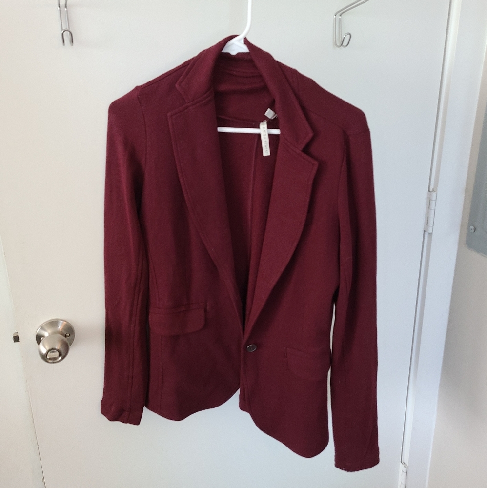 Maroon Dress Casual Blazer